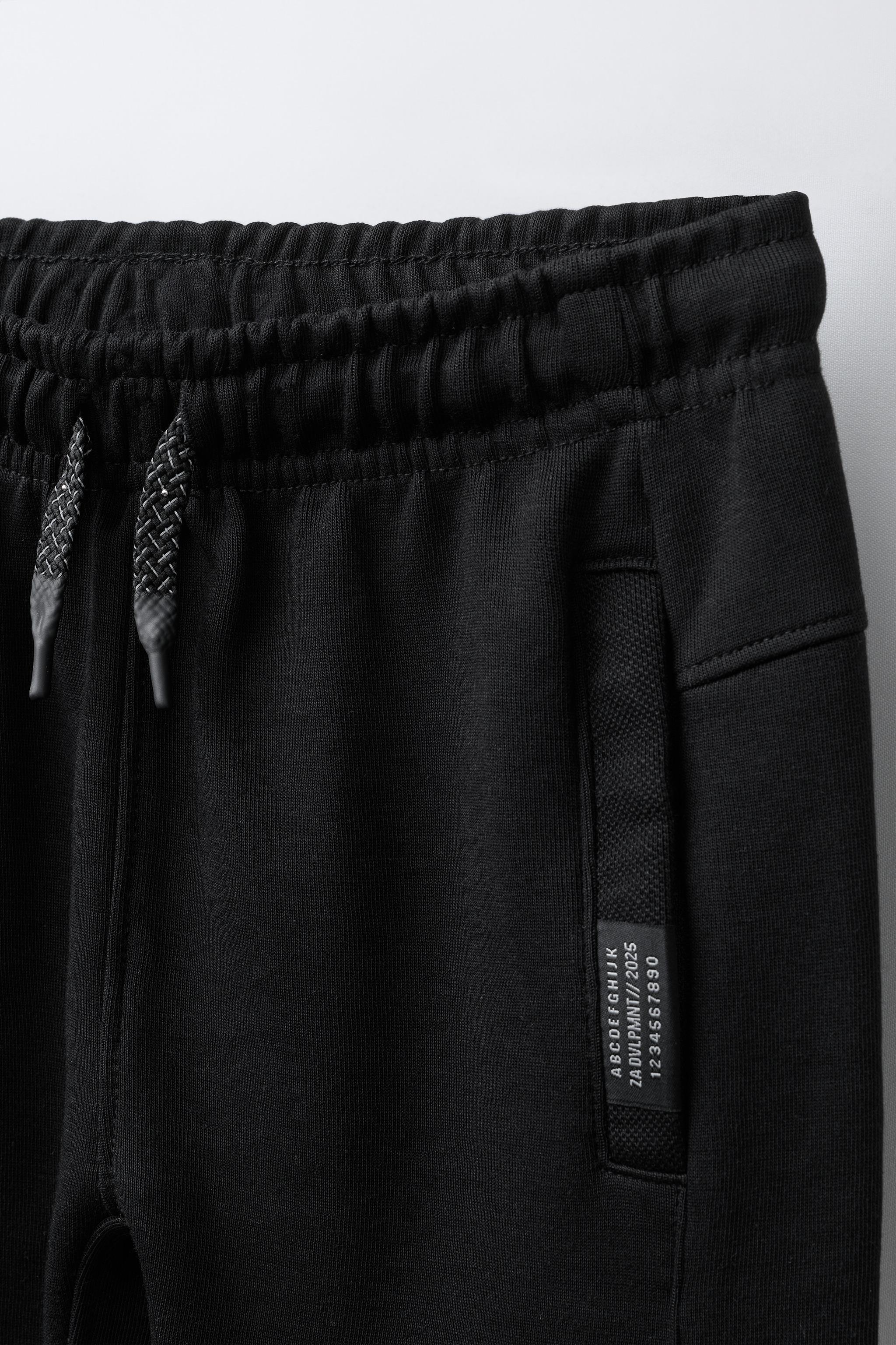 PIQUÉ COMBINATION INTERLOCK PLUSH PANTS